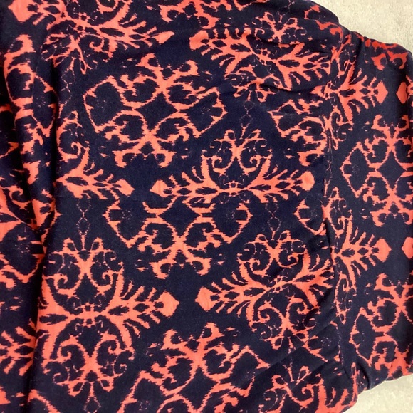 Joe B Gypsy Boho Long Romantic Flowy Maxi Skirt sz S Modest Navy Coral-ish EUC - Picture 10 of 16